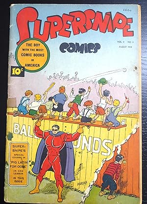 Supersnipe Comics Vol. 2, #4, August 1944