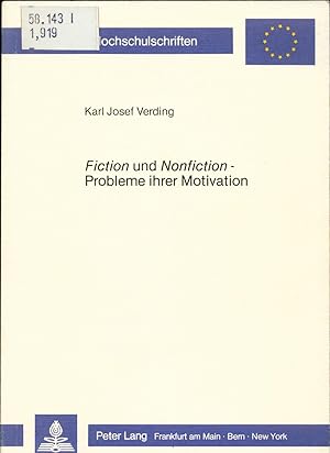 Bild des Verkufers fr Fiction und Nonfiction - Probleme ihrer Motivation Georg Lukcs und Ernst Ottwalt zum Verkauf von avelibro OHG