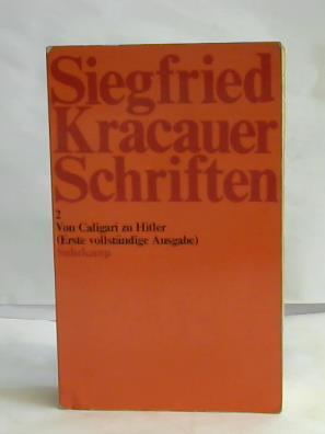 Bild des Verkufers fr Von Caligari zu Hitler. Eine psychologische Geschichte des deutschen Films zum Verkauf von Celler Versandantiquariat