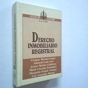 Image du vendeur pour Derecho inmobiliario registral. Guas de Estudio mis en vente par MAUTALOS LIBRERA