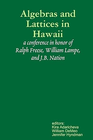 Seller image for Algebras and Lattices in Hawai i for sale by moluna