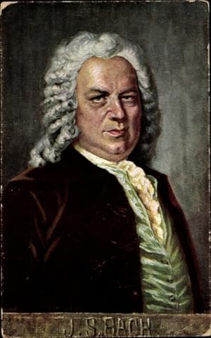 Künstler Ansichtskarte / Postkarte Eichhorn, Komponist Johann Sebastian Bach, Portrait - BKWI 874-7