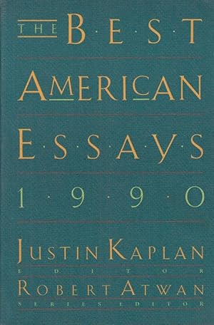 Seller image for The Best American Essays 1990 for sale by PRISCA