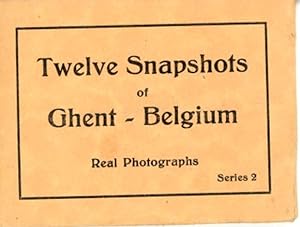 12 alte Fotos Gand Gent Ostflandern, im passenden Heft, diverse Ansichten