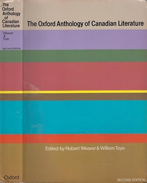 Seller image for The Oxford anthology of Canadian literature for sale by PRISCA