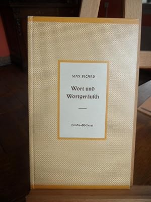 Seller image for Wort und Wortgerusch. for sale by Antiquariat Floeder