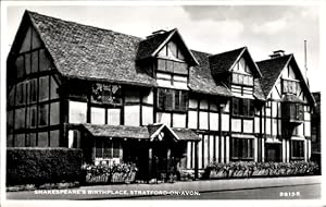 Ansichtskarte / Postkarte Stratford upon Avon Warwickshire England, Shakespeares Geburtsort