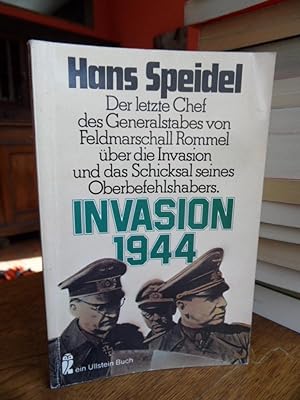 Imagen del vendedor de Invasion 1944. Ein Beitrag zu Rommels und des Reiches Schicksal. a la venta por Antiquariat Floeder