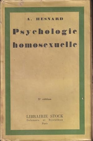 Imagen del vendedor de Psychologie homosexuelle a la venta por PRISCA