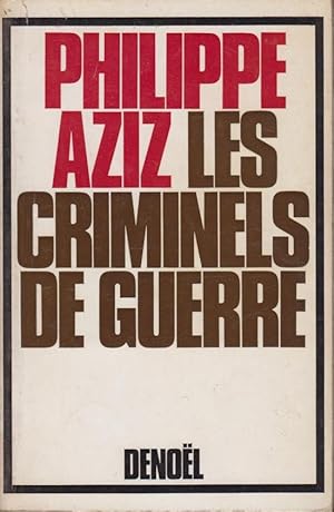 Seller image for Les criminels de guerre for sale by PRISCA