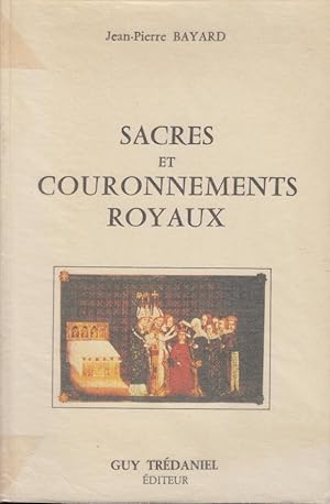 Imagen del vendedor de Sacres et couronnements royaux a la venta por PRISCA