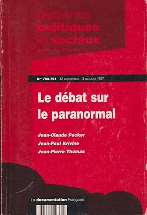 Imagen del vendedor de Le dbat sur le paranormal a la venta por PRISCA