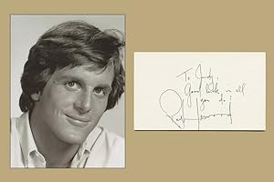 Immagine del venditore per Ray Underwood (1953-1993) - Signed card + Photo - 1985 venduto da PhP Autographs