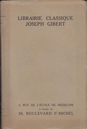 Image du vendeur pour Librairie Classique Gibert Joseph - Cicron : Discours - Tome V seconde action contre Verrs - Livre IV. : Les Oeuvres d'Art. mis en vente par PRISCA