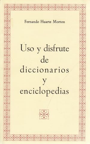 Seller image for USO Y DISFRUTE DE DICCIONARIOS Y ENCICLOPEDIAS for sale by Librera Vobiscum