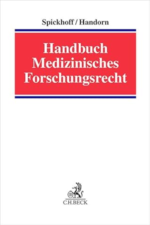 Seller image for Handbuch Medizinisches Forschungsrecht for sale by moluna
