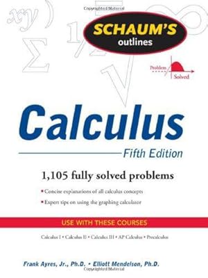 Seller image for Schaum's Outline of Calculus, 5ed (Schaum's Outlines) for sale by WeBuyBooks