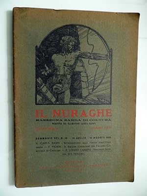 IL NURAGHE RASSEGNA SARDA DI COLTURA n.78 15 Luglio - 15 Agosto 1929