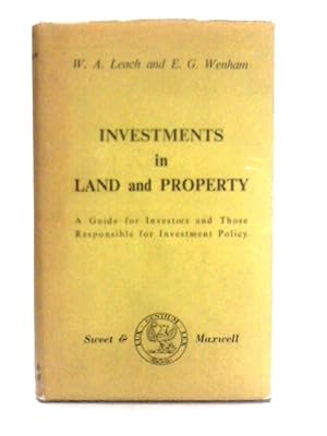 Bild des Verkufers fr Investments in Land and Property: A Guide for Investors and Those Responsible for Investment Policy zum Verkauf von World of Rare Books