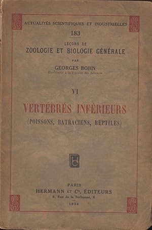 Image du vendeur pour Leons de zoologie et biologie gnrale mis en vente par PRISCA