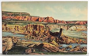 Bild des Verkufers fr Mammoth Rock Formation N. M. - Arizona State Line - Postcard zum Verkauf von Argyl Houser, Bookseller