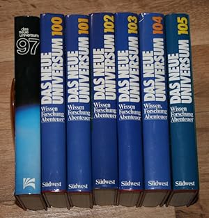 7 Bände DAS NEUE UNIVERSUM. Wissen, Forschung, Abenteuer. Jahrbuch 79,97,100-105.