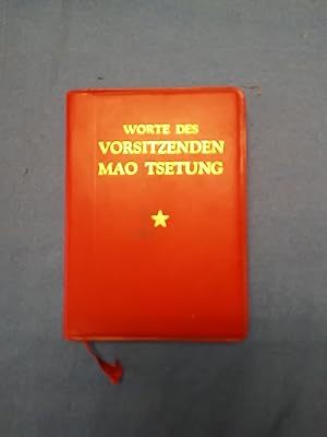 Bild des Verkufers fr Worte des Vorsitzenden Mao Tsetung. zum Verkauf von Antiquariat BehnkeBuch