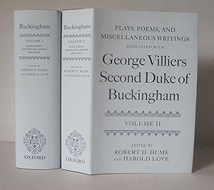 Seller image for Plays, Poems, and Miscellaneous Writings associated with George Villiers, Second Duke of Buckingham. for sale by David Strauss