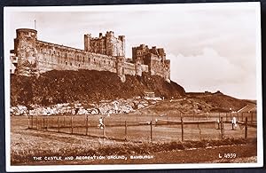 Bamburgh Castle Real Photo Postcard