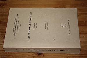 Pommersches Urkundenbuch. VIII. Band: 1331-1335. (= Veröffentlichungen der Historischen Kommissio...