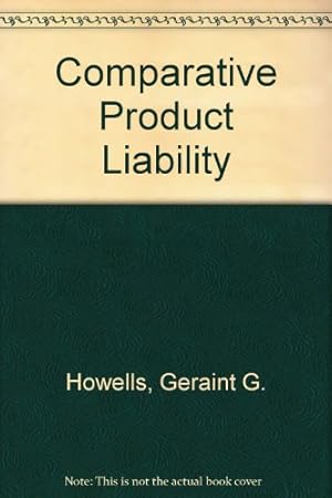 Image du vendeur pour Comparative Product Liability mis en vente par WeBuyBooks