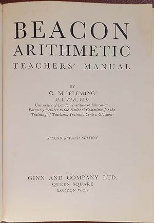 Beacon Arithmetic: Teacher's Manual
