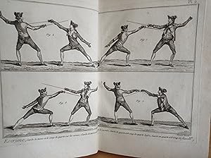 Encyclopédie méthodique. Planches Arts académiques : équitation, escrime, danse.