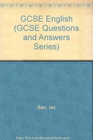 Bild des Verkufers fr GCSE English (GCSE Questions and Answers Series) zum Verkauf von WeBuyBooks