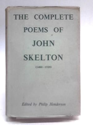 Bild des Verkufers fr The Complete Poems of John Skelton zum Verkauf von World of Rare Books