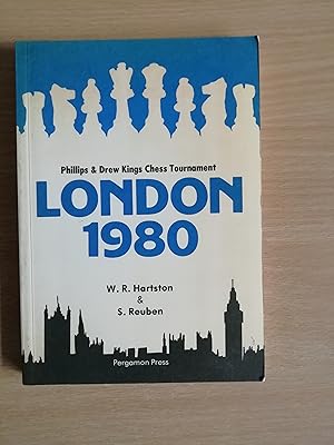 London 1980 Phillips & Drew Kings Chess Tournament (signed by Hartston)