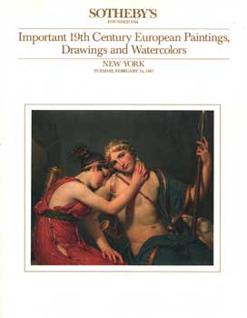 Important 19th Century European Paintings, Drawings And Watercolors, lot #s 1-360, sale #5556, Fe...