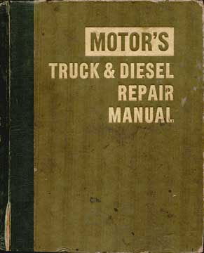 Seller image for Motor's Truck and Diesel Repair Manual for sale by Wittenborn Art Books