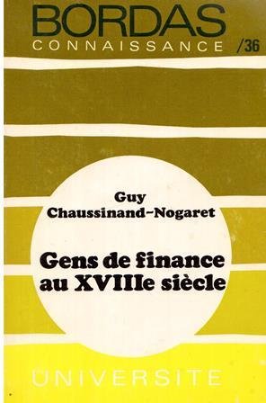 Image du vendeur pour Gens de finance au XVIIIe sicle n 36 mis en vente par Ammareal