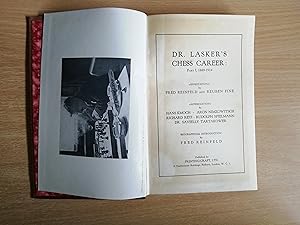 Imagen del vendedor de Dr Lasker's Chess Career Part 1 1889-1914 a la venta por Glynn's Books