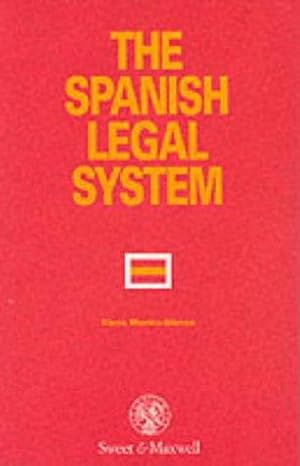 Imagen del vendedor de The Spanish Legal System a la venta por WeBuyBooks