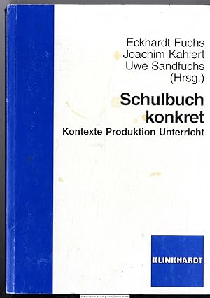 Bild des Verkufers fr Schulbuch konkret : Kontexte - Produktion - Unterricht zum Verkauf von Dennis Wolter