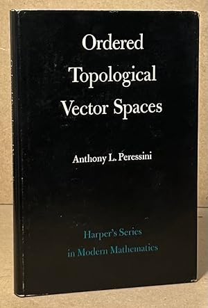 Bild des Verkufers fr Ordered Topological Vector Spaces zum Verkauf von San Francisco Book Company