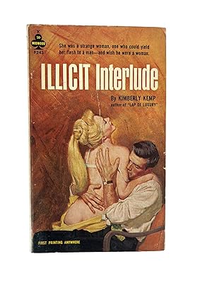 Seller image for Early Lesbian Pulp Novel Illicit Interlude by Kimberly Kemp, 1963 for sale by Max Rambod Inc