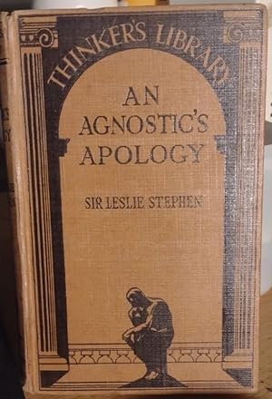 Imagen del vendedor de An Agnostic's Apology and Other Essays a la venta por Atlantic Northwest