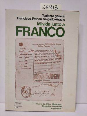 Imagen del vendedor de MI VIDA JUNTO A FRANCO a la venta por Librera Circus