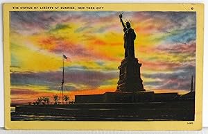 Seller image for The Statue of Liberty at Sunrise, New York City for sale by Argyl Houser, Bookseller