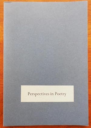 Perspectives in Poetry (Signed by Segel)