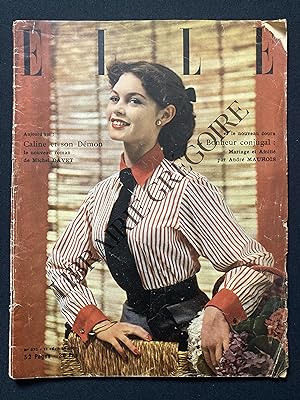 ELLE-N°272-12 FEVRIER 1951-BRIGITTE BARDOT