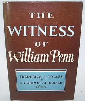 Immagine del venditore per The Witness of William Penn venduto da Easy Chair Books